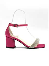 Fuchsia - High Heel - - Evening Shoes