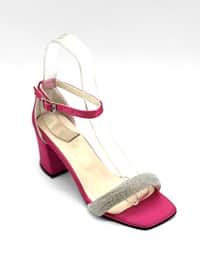 Fuchsia - High Heel - - Evening Shoes
