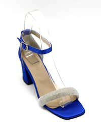 Saxe Blue - High Heel - - Evening Shoes