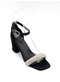 Black - High Heel - - Evening Shoes