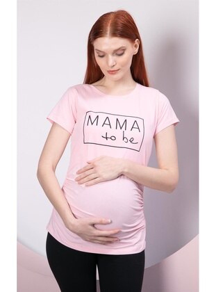 Pink - Maternity Tunic / T-Shirt - Gör & Sin