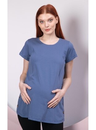 Indigo - Maternity Tunic / T-Shirt - Gör & Sin