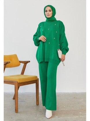 Green - Suit - Moda Reyhan