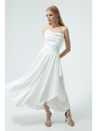White - Evening Dresses - LAFABA