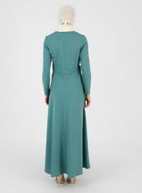 Green - Modest Dress