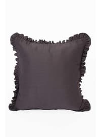Gray - Throw Pillow Covers - Ayşe Türban Tasarım