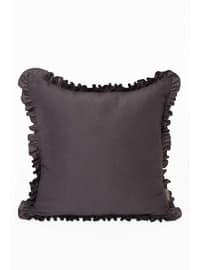 Gray - Throw Pillow Covers - Ayşe Türban Tasarım