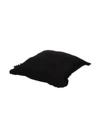 Black - Throw Pillow Covers - Ayşe Türban Tasarım
