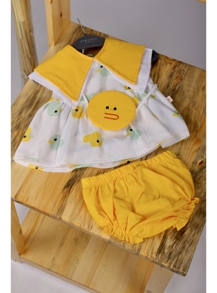 Yellow - Girls` Suit - Bukem Kids