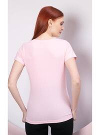 Pink - Maternity Tunic / T-Shirt