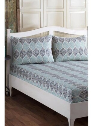 Mint Green - Double Bed Sheets - Dowry World