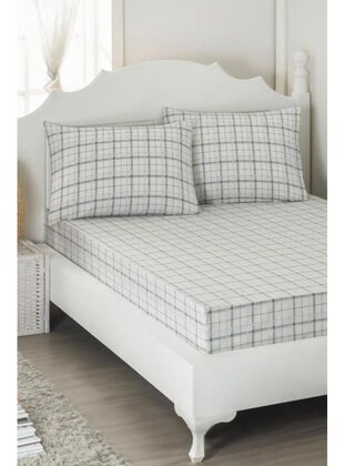 Grey - Double Bed Sheets - Dowry World