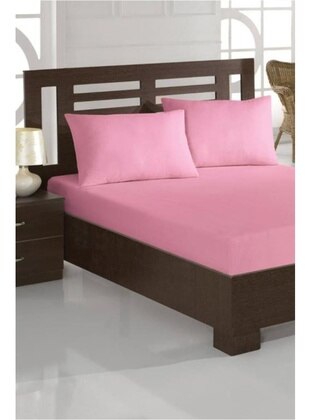 Powder Pink - Double Bed Sheets - Dowry World