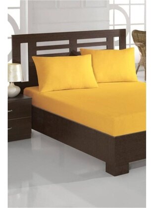 Yellow - Double Bed Sheets - Dowry World