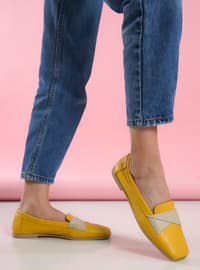 Sandal - High Heel - Yellow - Casual Shoes