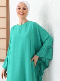 Puantiyeli Ferace - Yeşil