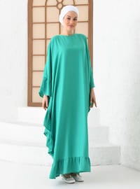 Puantiyeli Ferace - Yeşil