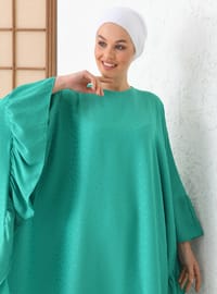 Puantiyeli Ferace - Yeşil