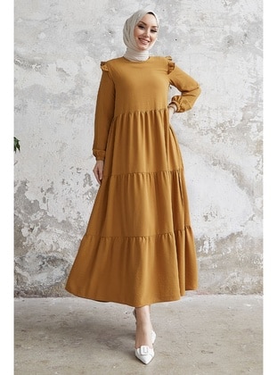 Camel - Unlined - Modest Dress - InStyle