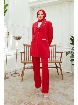 Red - Suit - HAKİMODA