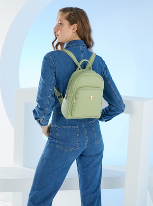Green - Backpack - Backpacks - Pierre Cardin
