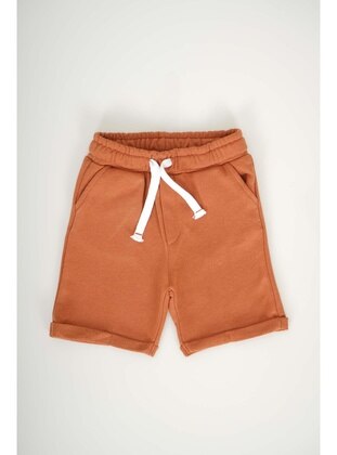 Brown - Baby Shorts - Miniko Kids