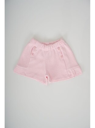 Pink - Girls` Shorts - Miniko Kids