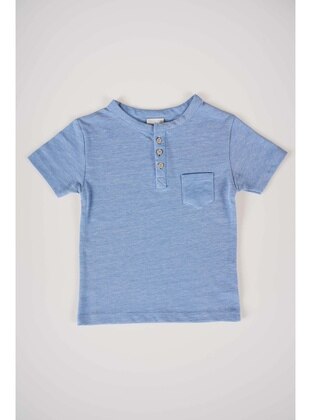 Blue - Boys` T-Shirt - Miniko Kids