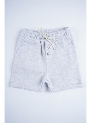 Grey - Baby Shorts - Miniko Kids