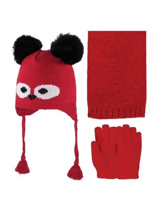 Red - Kids Gloves - Miniko Kids
