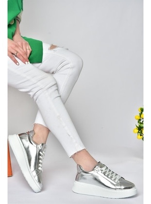 Silver color - Sports Shoes - Fox Shoes