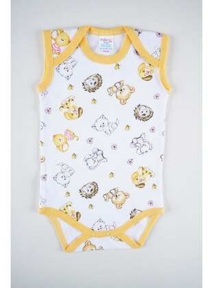 Yellow - Baby Bodysuits - Miniko Kids