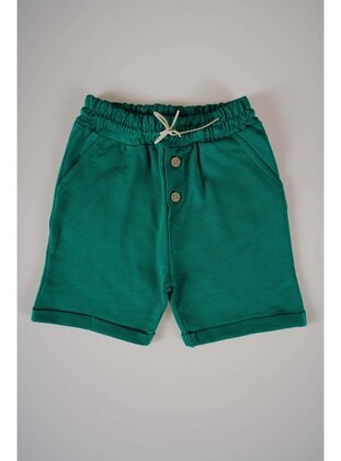 Green - Baby Shorts - Miniko Kids