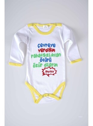 Yellow - Baby Bodysuits - Miniko Kids