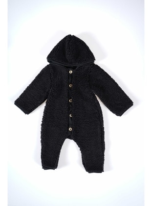 Black - Baby Sleepsuits - Miniko Kids