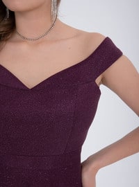 Fully Lined - Light purple - Double-Breasted - Evening Dresses