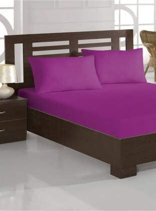 Purple - Double Bed Sheets - Dowry World