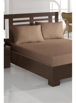 Brown - Single Bed Sheets - Dowry World