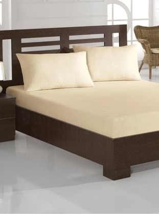 Cream - Single Bed Sheets - Dowry World