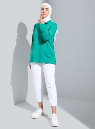 Forest Green - Polo - Tunic - Refka