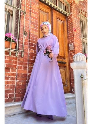 Lilac - Modest Dress - Liz Butik