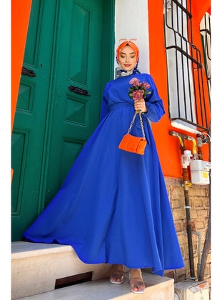 Saxe Blue - Modest Dress - Liz Butik