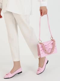 Pink - Casual - Faux Leather - Suit