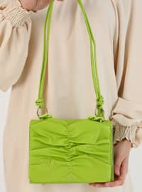 Green - Casual - Faux Leather - Suit