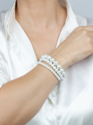 White - Bracelet - im Design