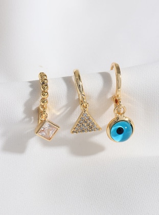 Gold color - Earring - Batı Accessories