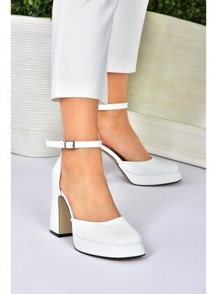 White - High Heel - Heels - Fox Shoes