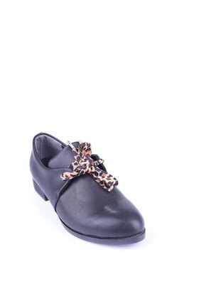Black - Casual - Flat Shoes - Papuç Sepeti