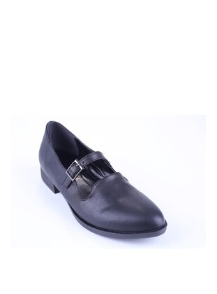 Black - Casual - Flat Shoes - SUBAŞI