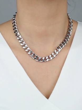 Silver color - Necklace - im Design